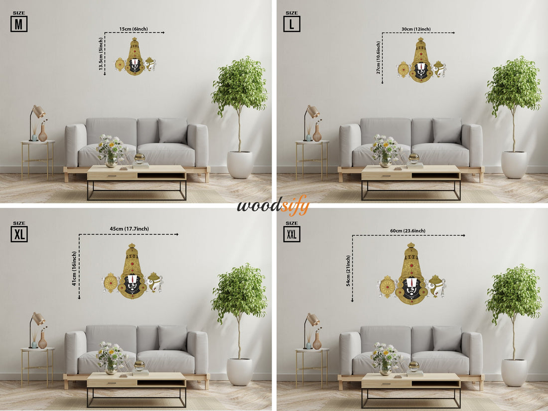Balaji (Lord Venkateshwara) 3D Wood Art, Balaji Wall 3D Painting, Balaji Wall Art, Balaji Venkateshwara Pooja room Decor
