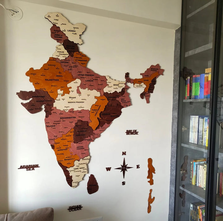 3D India Map