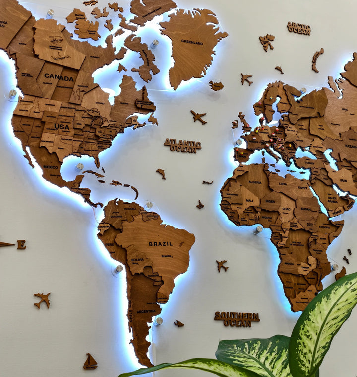 LED World Map