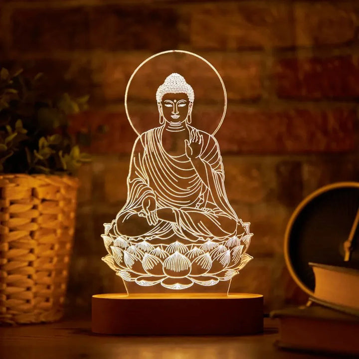 Buddha Night Light Led Lamp as Gifts for Him