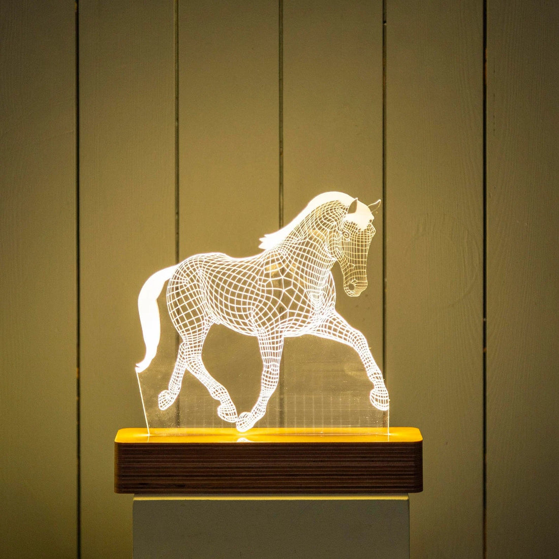 Horse Night Light! 3D Illusion Lamp, 3D Night Light for Horse Lover